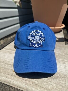 American Threads Pabst Blue Ribbon Blue Baseball Cap